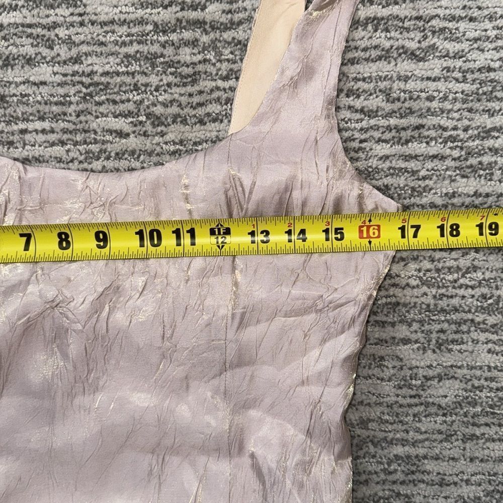 NWT NBD Revolve Anndreah Mini Dress in Blush Metallic Small - Picture 9 of 15